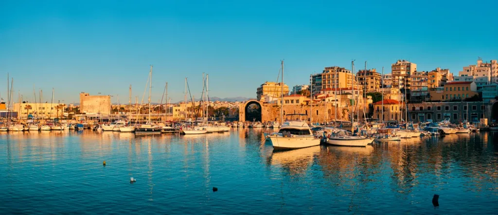 The old port of Heraklion, Crete